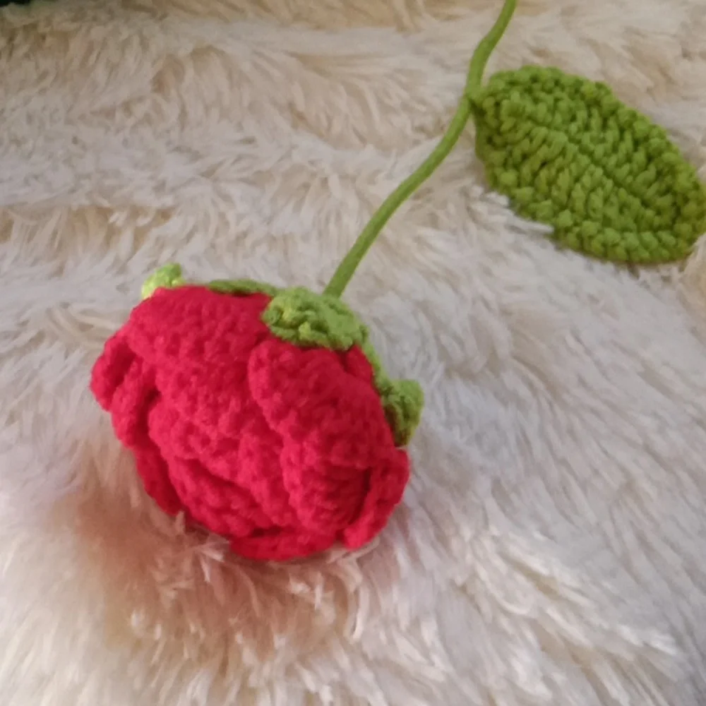NWT crochet forever flower